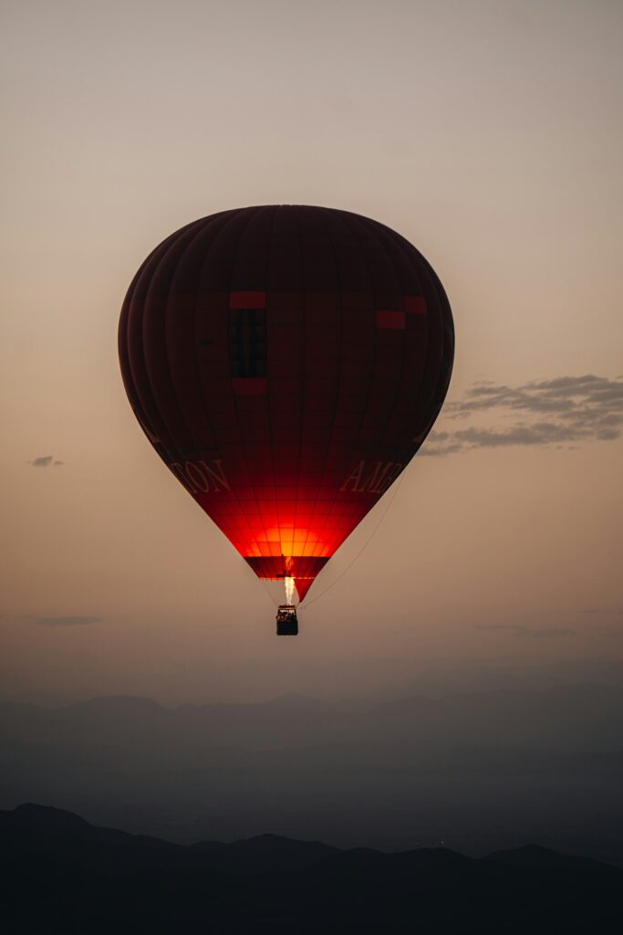 Hot air balloon ride, Sri Lanka
