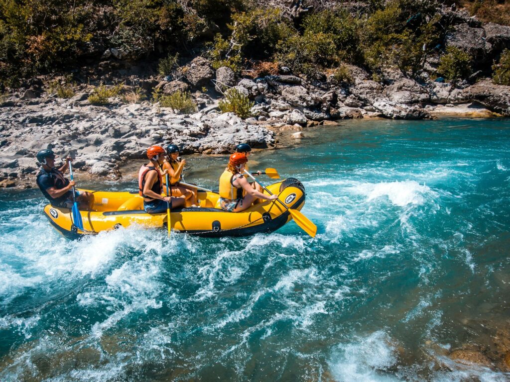 White water rafting, Kitulgala, Sri Lanka